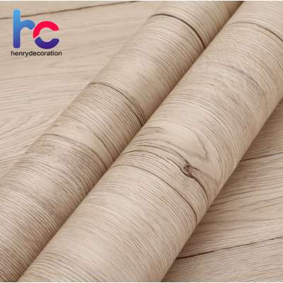 Henry Decoration Wood Grain Decorative Frosted PVC Film For Furniture